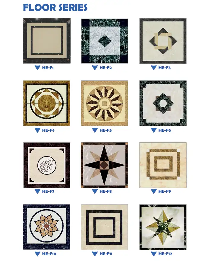 Elevator floor designs